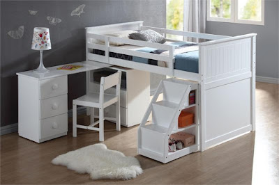 Bunk Bed With Storage Stairs And Desk