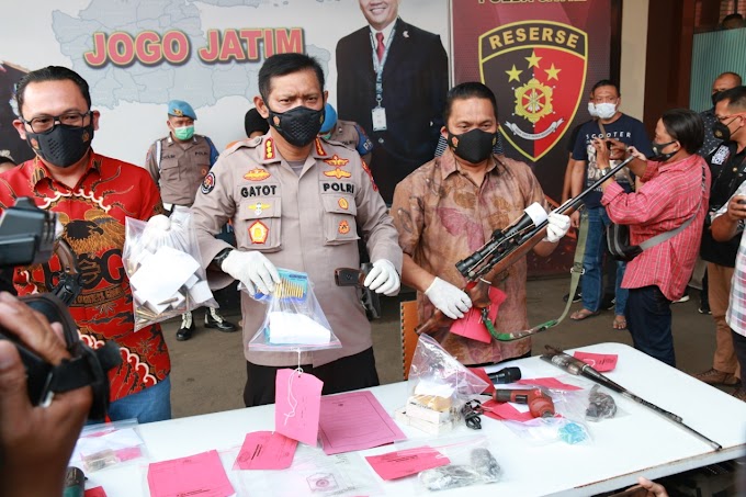 Guru SMP Asal Malang Perakit Senpi Ilegal Berhasil Diamankan Polisi 