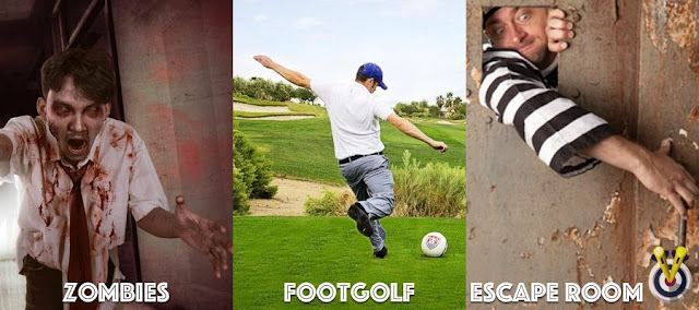 Zombies, Footgolf & Escape Room