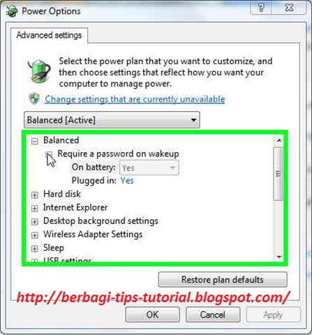 Cara Mengurangi CPU Usage 100%-Require a password on wakeup Cara Mengurangi CPU Usage 100%-Require a password on wakeup