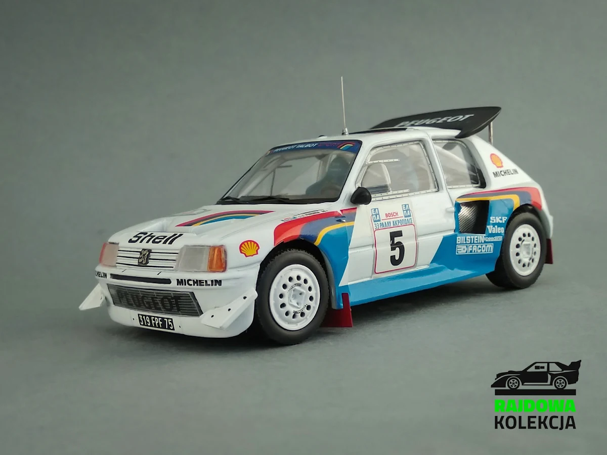 IXO RAC119 Peugeot 205 T16 E2, Zwycięzca Rajdu Akropolu 1986