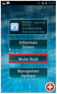 Cara Root Andromax G tanpa PC