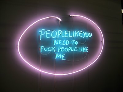 Tracey Emin's neon art