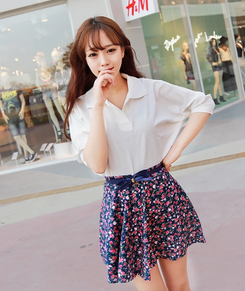 Rosy Skater Skirt