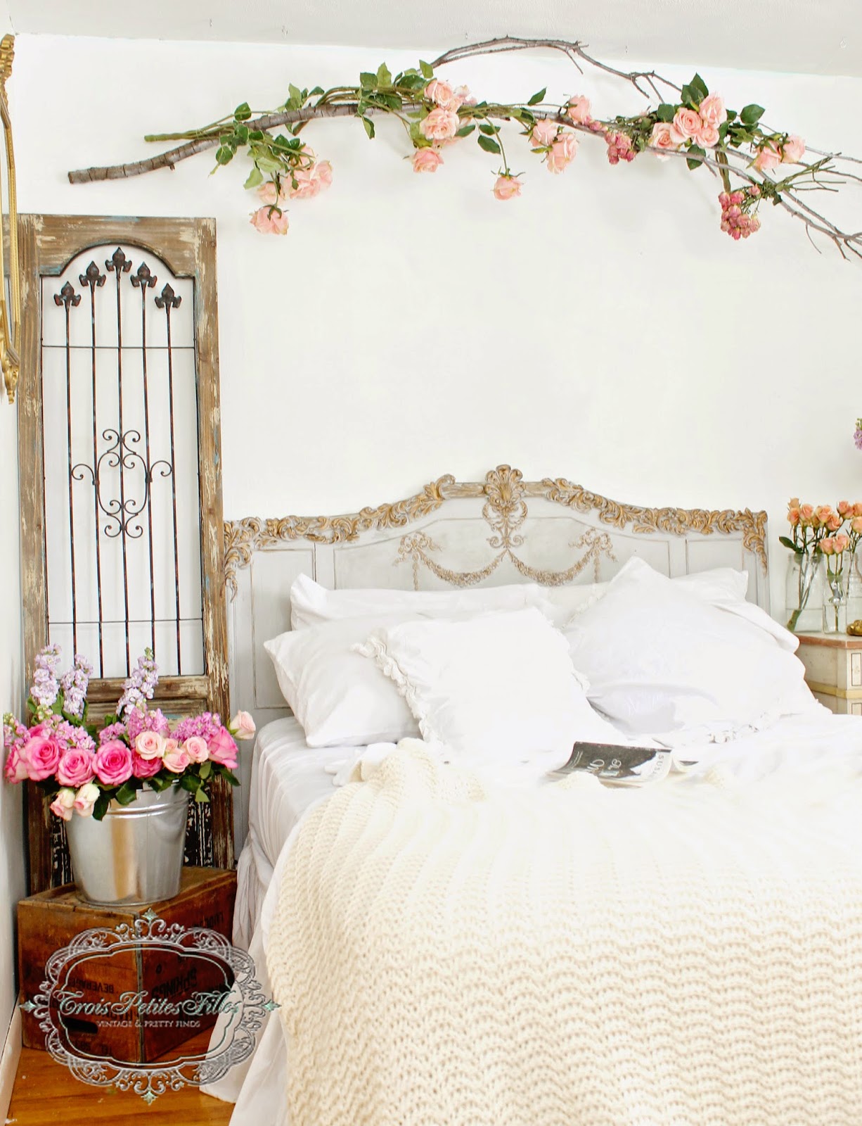 Trois Petites Romantic Bedroom-Treasure Hunt Thursday- From My Front Porch To Yours