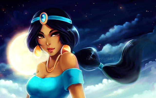 Princess Jasmine, Walt Disney movie, Aladdin movie