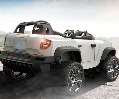 Rugged Convertible Car - Kids Ride On Jeep, For Safety Can Be Controlled Wirelessly To Avoid Accidents (Broon T870 4WD)