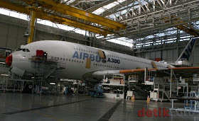 PT DI Pasok Komponen Tersulit dan Mahal untuk Pesawat Airbus 380