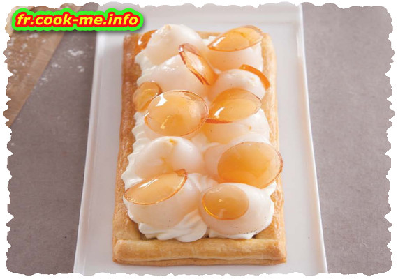 Tarte litchi-pomme