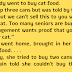 An Old Lady Went To Buy Cat Food .