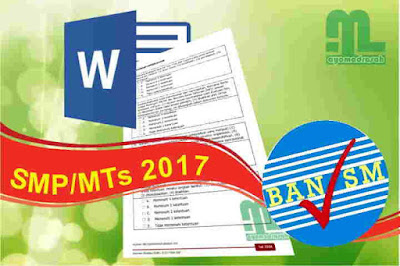 blog  menyediakan file instrumen dan perangkat ratifikasi SMP Instrumen - Perangkat Akreditasi SMP/MTs 2017 Format Word