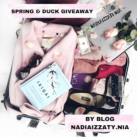 SPRING & DUCK GIVEAWAY BY BLOG NADIAIZZATY.NIA, Blogger Giveaway, Blog, Peserta, Hadiah, 2018,