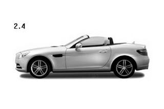 Mercedes SLK 2012 First  patent sketches