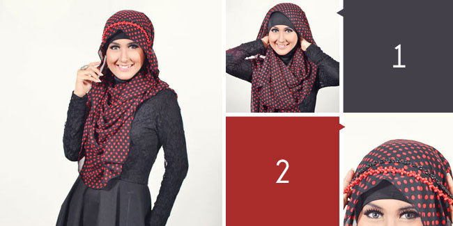 Cara+Memakai+Jilbab+Pashmina+Dengan+Headband