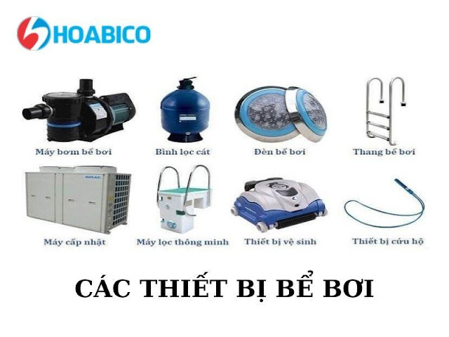 Các thiết bị bể bơi chính hãng