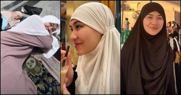 8 Potret Aaliyah Massaid di Madinah, Rela Goleran di Pelataran Masjid Nantikan Waktu Salat - Teteskan Air Mata Haru Sambangi Raudhah