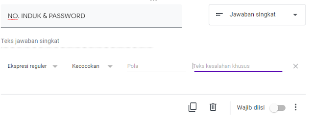 Cara Membuat Token atau Password Ulangan Online di Google Formulir (Tutorial Google Formulir)