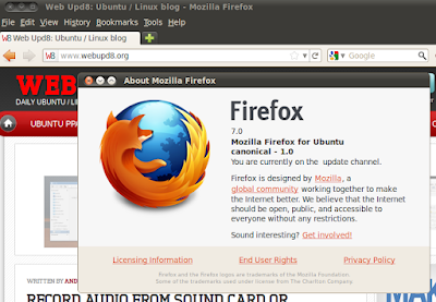 Firefox 7 ubuntu