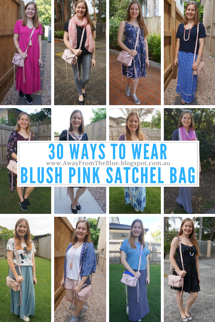 BLUSH PINK…  Pink bags outfit, Denim fashion, Pink handbags