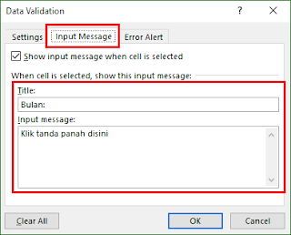 Cara Membuat Daftar Pilihan dengan Dropdown Data Validation