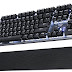 AULA F2088 PC Gaming Keyboard, with Detachable Wrist Rest, Dedicated Media Knob, White LED Backlit, 104-Keys Ergonomic - Black Switch