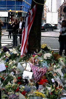 Tree, US Embassy, September 12, 2001, London