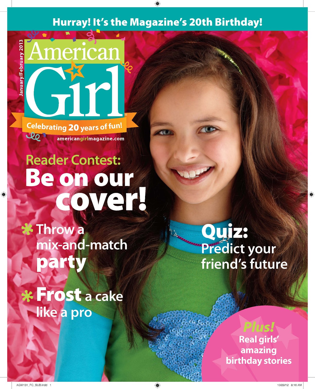 Inspired By Savannah American Girl Magazine Turns And Announces National Cover Contest