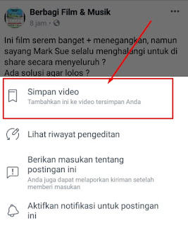 cara download film di fb