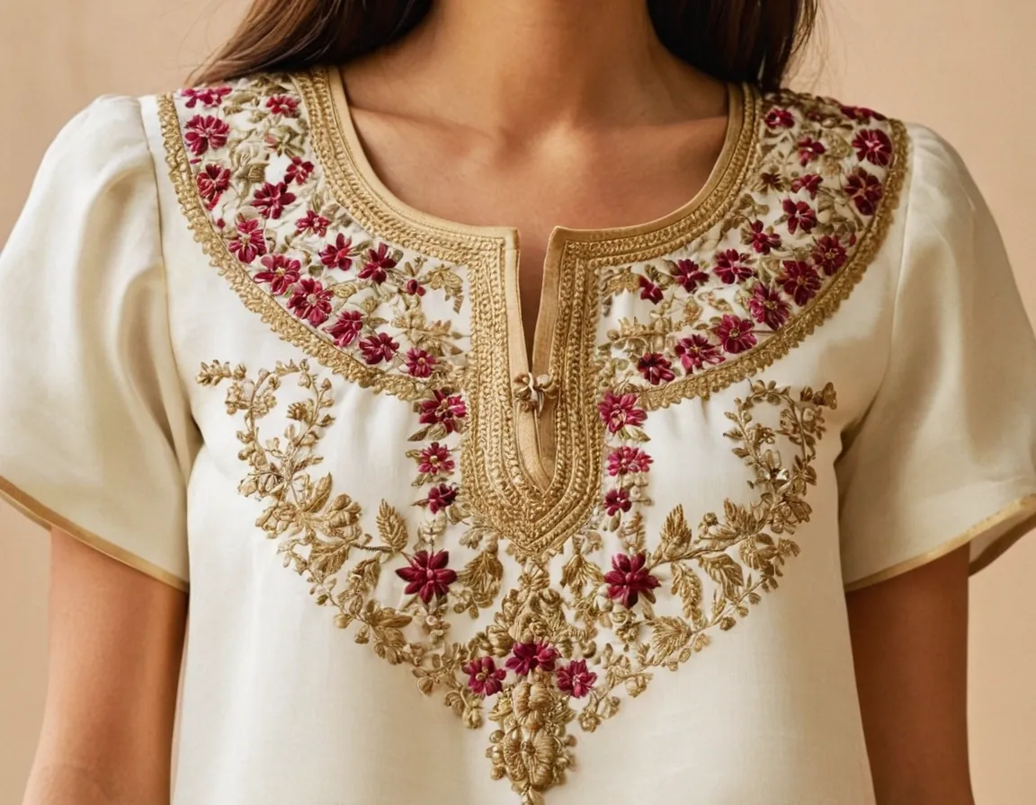 Blouse Embroidery Designs Simple