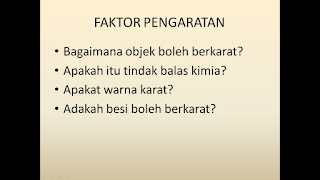 LoNgK@i_2U (*_*): Pengaratan (Unit Bahan Sains Tahun 4)