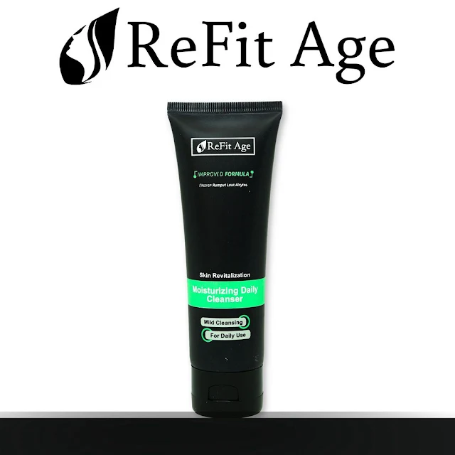 Cek ReFit Age Facial Wash Untuk membersihkan & Melembabkan Wajah, Cocok Untuk Semua Jenis Kulit 75 ml