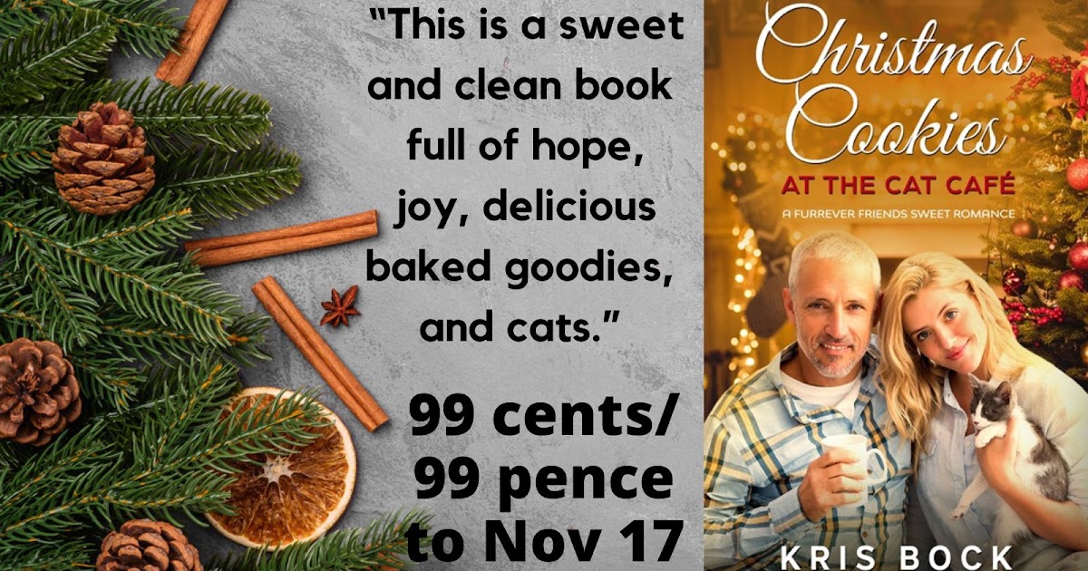 Christmas Cookies at the Cat Café: a Furrever Friends #SweetRomance is 99 cents until Nov. 16! Get this #holiday #romance now for a sweet #Christmas read.