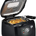 Hamilton Beach Cool-Touch Deep Fryer, 8 Cups / 2 Liters Oil Capacity, Lid with View Window, Basket with Hooks, 1500 Watts, Electric, Black (35021)