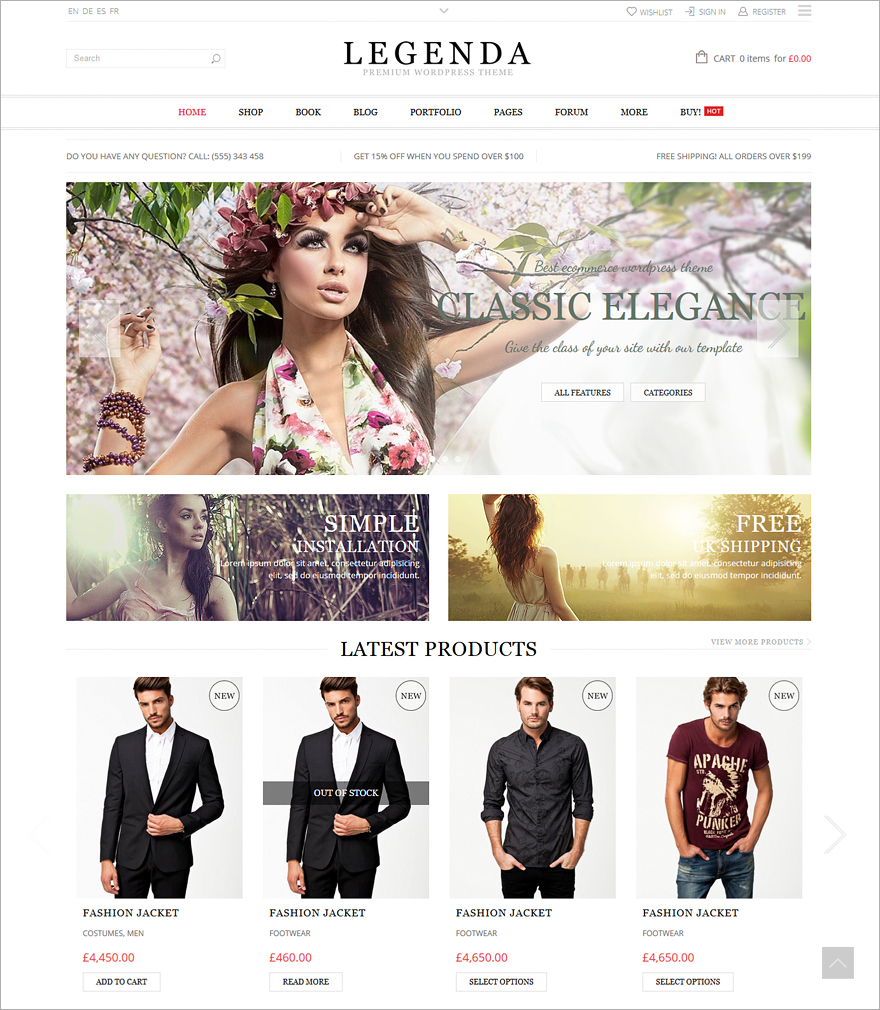 Legenda Multi-Purpose WordPress Theme