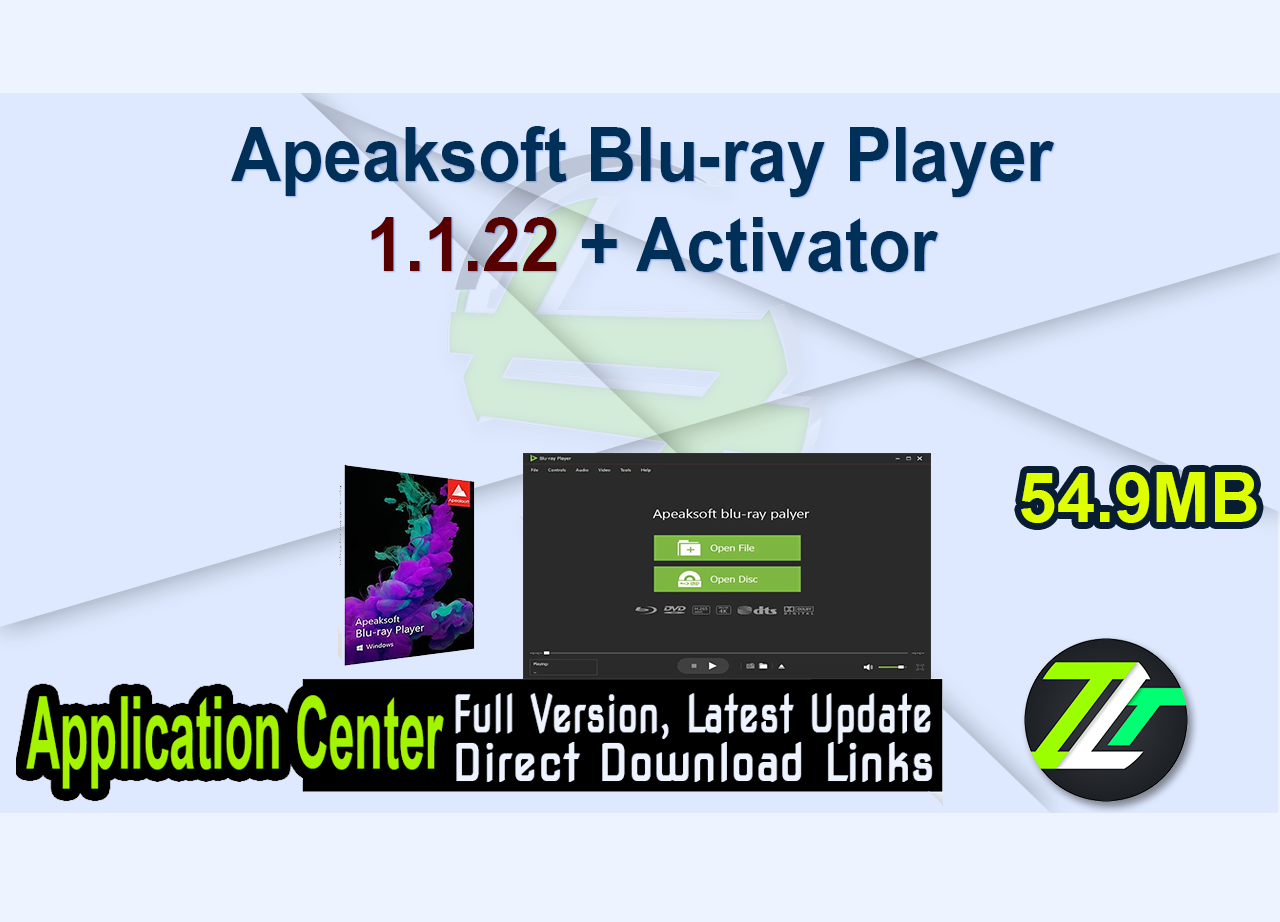 Apeaksoft Blu-ray Player 1.1.22 + Activator