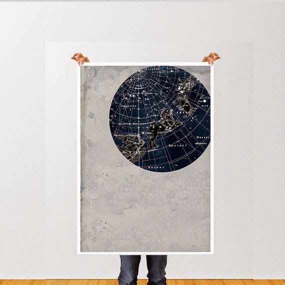 paper | vintage-inspired astronomy prints