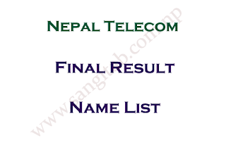 Nepal Telecom Final Result of Technician (Telecom)