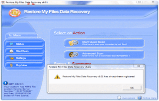 Restore My Files Data Recovery app