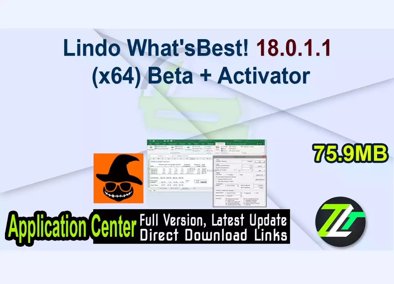 Lindo What'sBest! 18.0.1.1 (x64) Beta + Activator