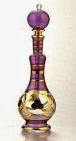 Egyptian Hand-Made Glass Perfume Bottle - XL 