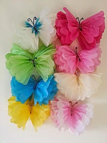 craft using tissue paper