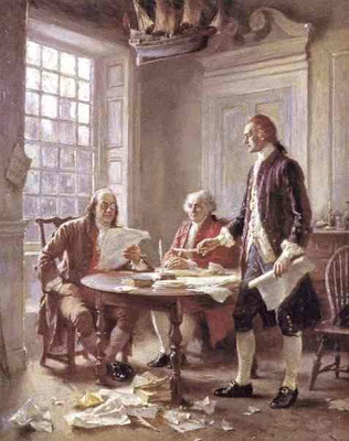 declaration of independence signing. of independence signing.