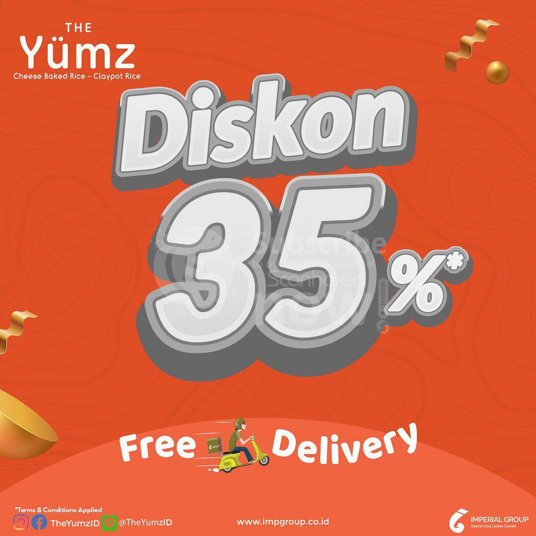 The Yumz Promo Diskon hingga 35% khusus Delivery