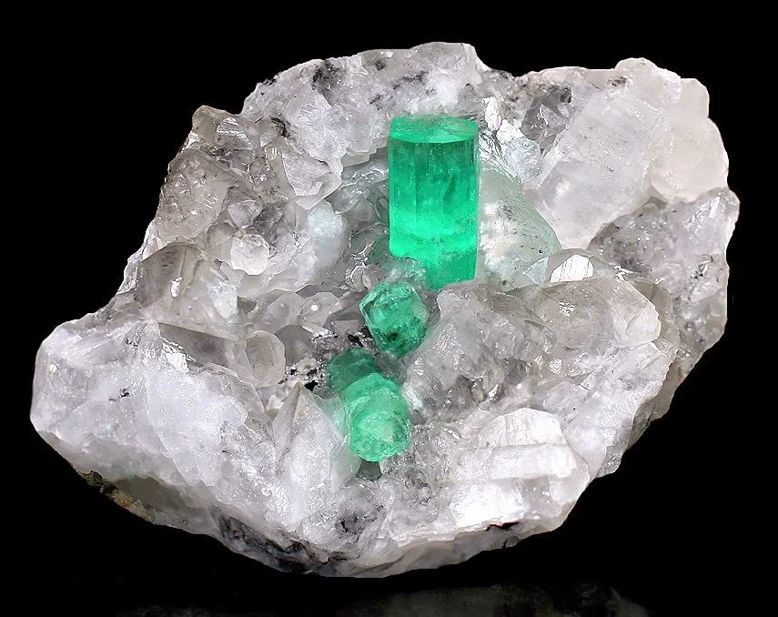  Amazing Emerald Crystal on Crystals