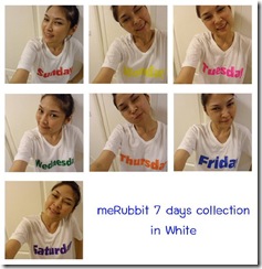 7วัน เสื้อคอวีสีขาว