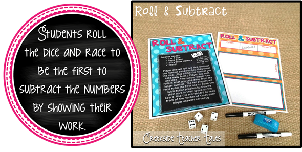 roll and subtract