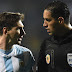 Messi And Referee Dialog In a Fierce Party Argentina vs Colombia