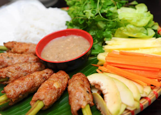 Cách làm giò sống bọc sả