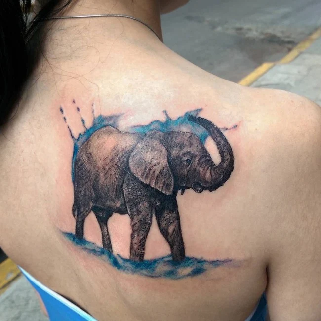 tatuaje de acuarela