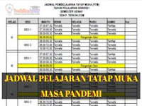 Contoh Jadwal Pembelajaran Tatap Muka Masa Pandemi Terbaru Semester 2